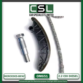 Mercedes-Benz OM651 2.2 CDI Timing Chain Kit Head Gasket Piston Rings Kit