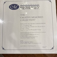 Creative Memories RCM-12SC Square Corner Border Refill 10 Pages CM-12B and CM-12