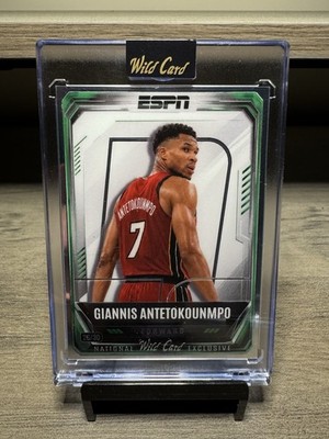 2026 Giannis Antetokounmpo Wild Card ESPN National Exclusive Green /30 Heat