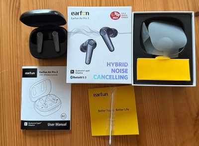 Earfun Air Pro 3 Bluetooth Kopfhörer in Ear, 43Db Hybrid Aktive Noise Cancelling