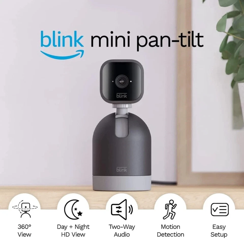 ✅ Blink - Mini Pan-Tilt Camera - Rotating indoor plug-in smart security camera ✅ - Image 3 of 4