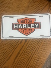 Harley Davidson License Plate 6x12 New In Plastic Harley Davidson License Plate 6x12 New In Plastic