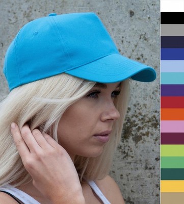 2er Pack Boston 5-Panel Printers Cap Result Caps Klettverschluss bedruckbar RC08
