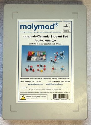 Molymad Inorganic/Organic Chemistry Student Set MMS-009 3D Model Kit Complete