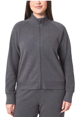 Mondetta Women's Fleece Full-Zip - Gray - Small