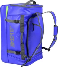 New All-Star S7 Elite Player Duffle, 20.5" H x 14" W x 10" D Royal/Green