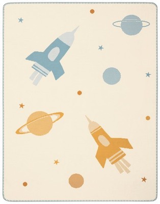 Biederlack Babydecke 'Orbit' 75 x 100 cm Natur - 822024