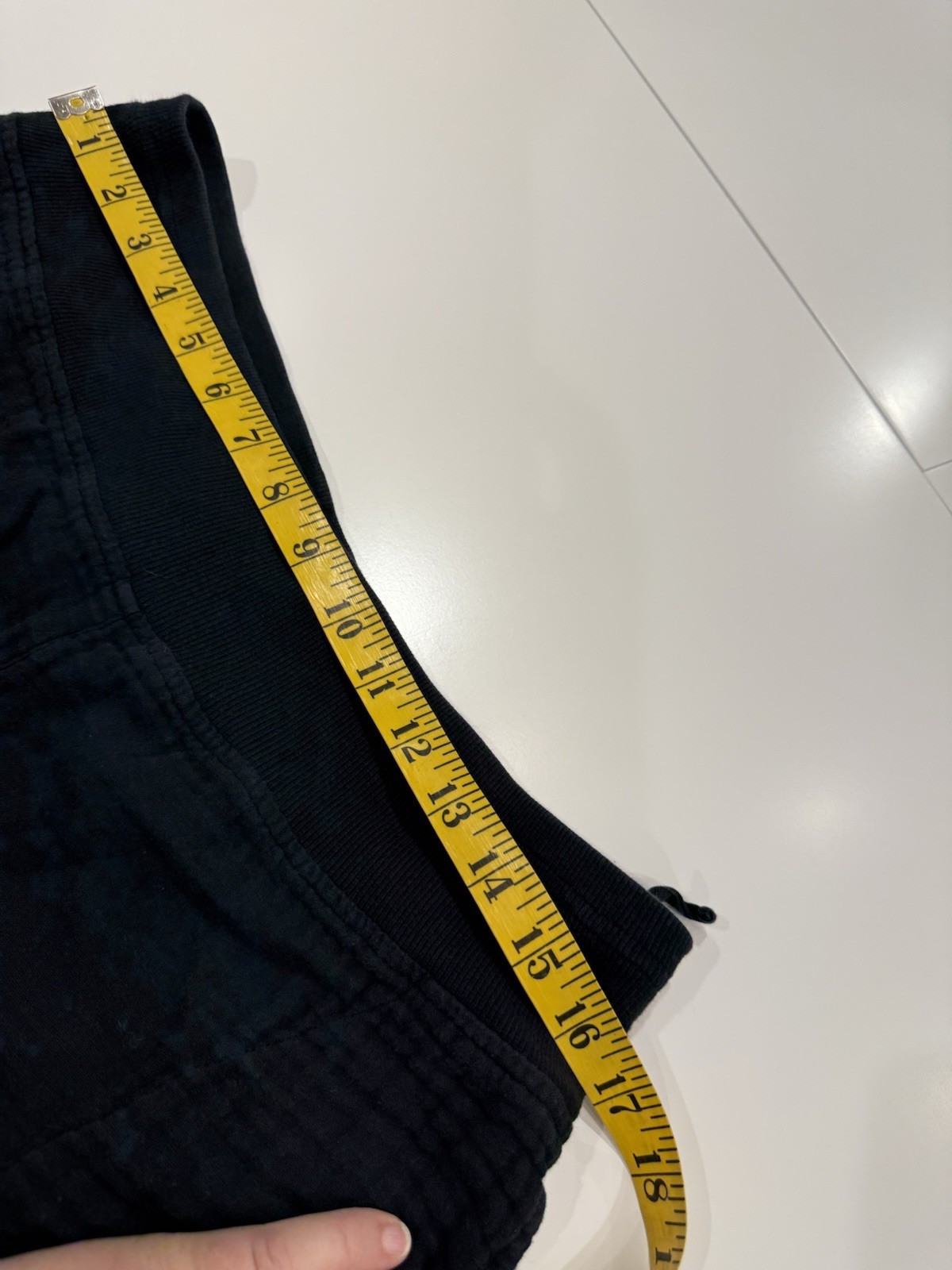 KLEEN 100% Linen Cropped Pants Size Large Color Black Boho Artsy Comfort