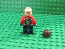 Lego Marvel Super Heroes Avengers Justin Hammer Minifigure (76077)  NM17