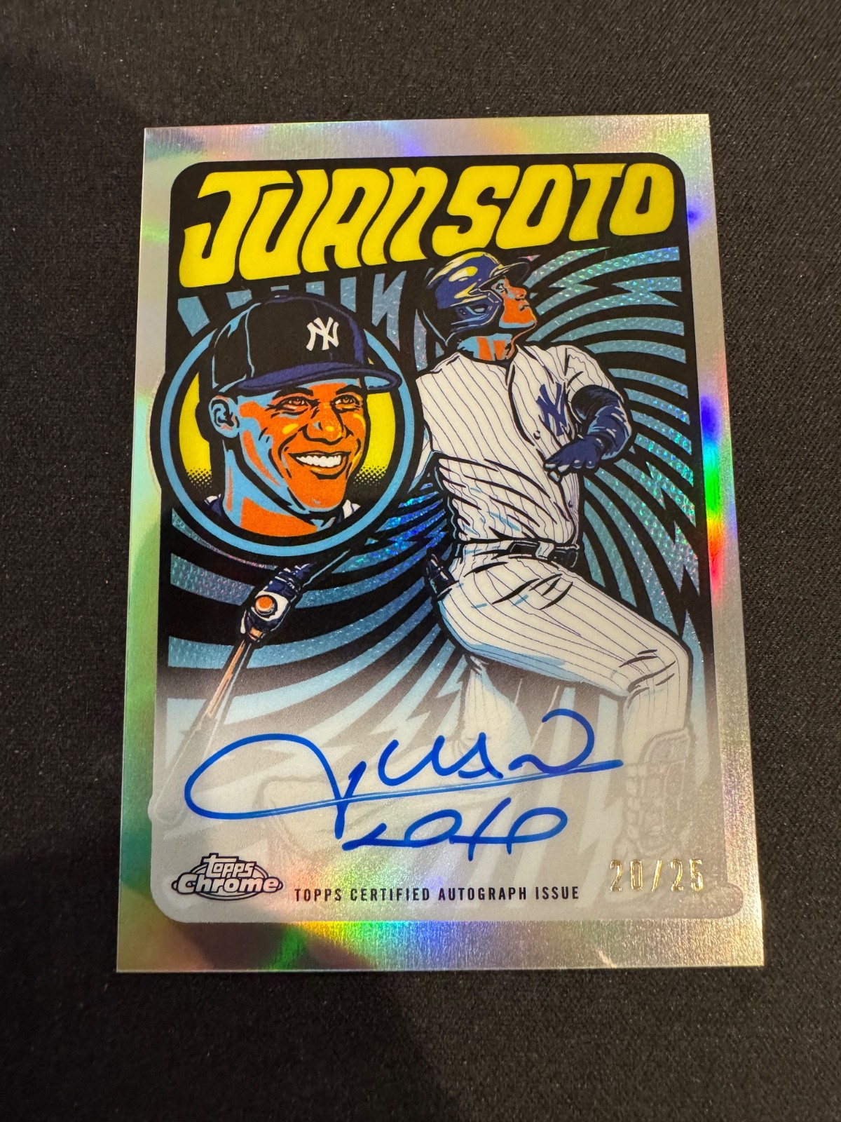 2024 Topps Chrome Ultra Violet All Stars Autograph Juan Soto /25