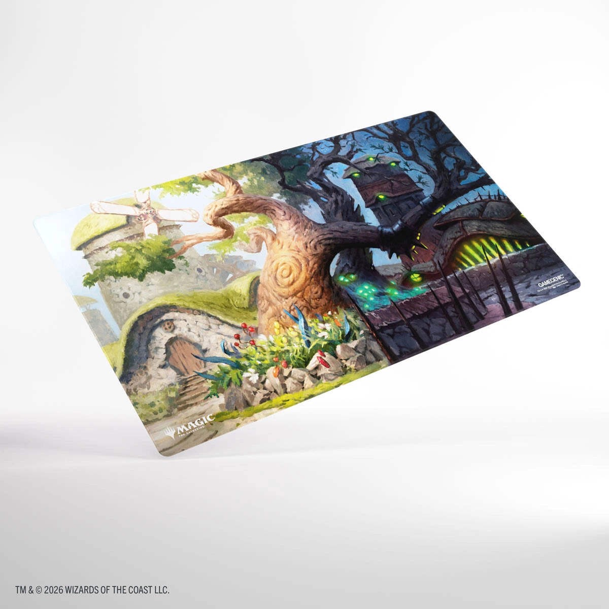 Gamegenic Magic The Gathering Lorwyn Eclipsed Shiny Playmat - Temple Garden