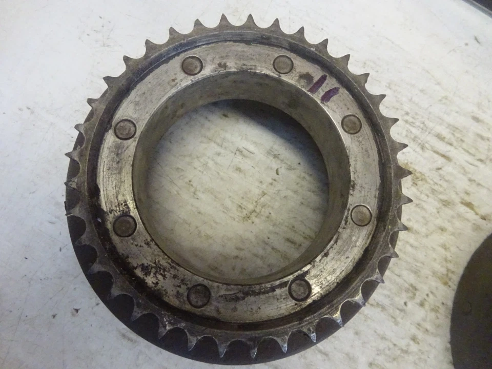 VINTAGE HARLEY BT CHOICE of KICK-ONLY 65-L FL FX USED OEM 37702-65 CLUTCH SHELL - Image 4 of 4