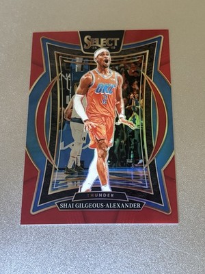 2024-25 Panini Select Shai Gilgeous-Alexander Concourse Red /199 #36