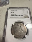 1847-O NGC AG 3  Liberty Seated Half Dollar 50c - New Orleans Mint
