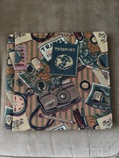 Creative Memories 12x12 Album Tapestry Travel Passport Scrapbook White Pages