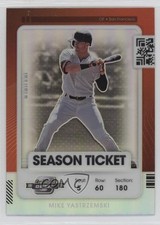2021 Panini Contenders Season Ticket Optic Holo Prizm Mike Yastrzemski #21 1fa0