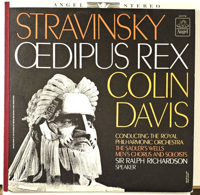 STRAVINSKY- Oedipus Rex-  DAVIS/ROYAL PHILHARMONIC    Angel   S 35778 Stereo NM