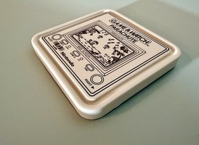 PARACHUTE - Nintendo Game & Watch Decorative Display - UV Engraved Resin Coaster