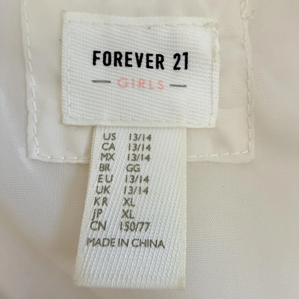 Shaggy Shearling Faux Fur Vest Womens Small Ivory Festival Sleeveless - Image 3 of 4