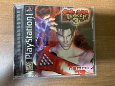 NAMCO Tekken 3 Sony PlayStation 1 PS1 1998 w/ Manual, T-Teen