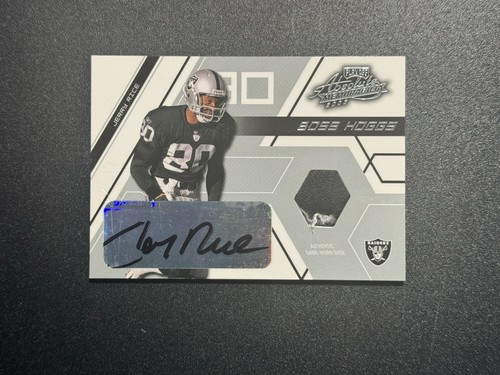2003 Playoff Absolute Jerry Rice #BH-9 Boss Hoggs Game Worn Shoe Patch Auto /125
