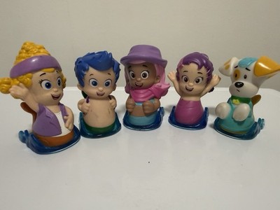 Nickelodeon Bubble Guppies You Roll N' Go Sliders Lot of 5 Figures