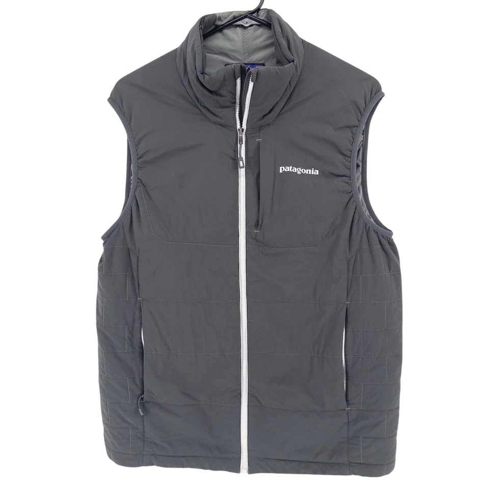 Patagonia 男式中号纳米空气背心锻造灰色防撕裂尼龙轻便 Gorp — 第 2/4 张图片
