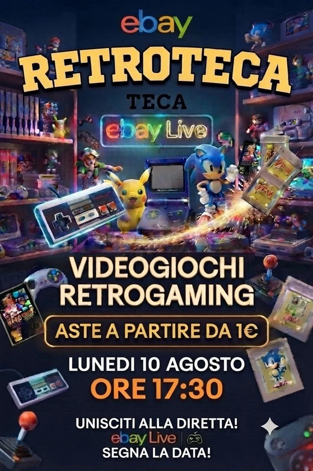 Asta Live Retroteca | Videogiochi e Retrogaming | Aste da 1€