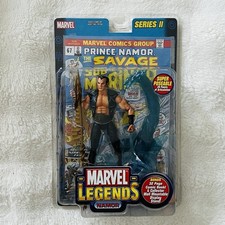 Marvel Legends Series 2 Toy Biz NAMOR Super Poseable w Bonus Book 2002 NIB
