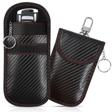 2Pack Faraday Bags Key Fob Protector Pouch RFID Fob Case Security Shielding Case