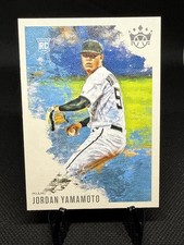2020 Panini Diamond Kings Baseball Jordan Yamamoto Miami Marlins rookie #67
