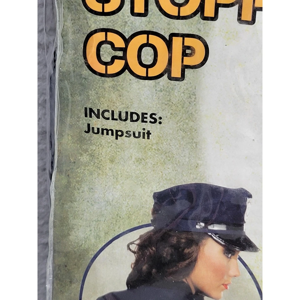 Traffic Stopping Cop Spirit Halloween Adult Costume Jumpsuit M / L 8-12 - Image 2 of 4