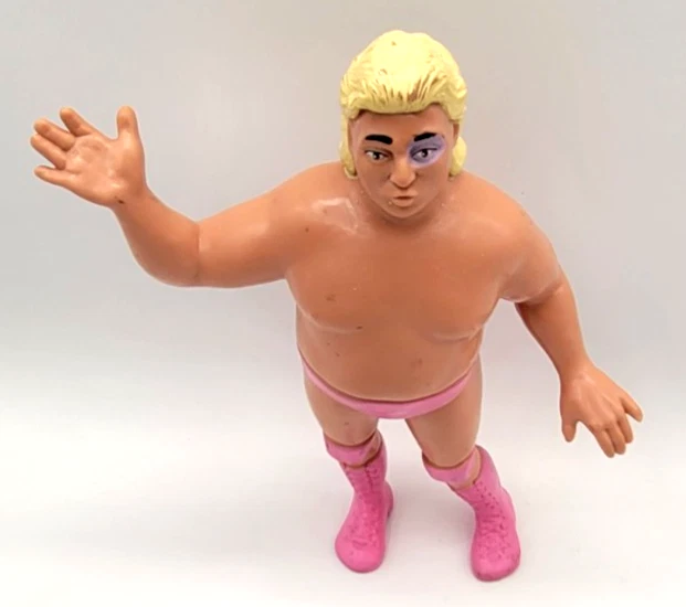 Adorable Adrian Adonis 1987 WWF LJN Titan Sports 8" Superestrellas de Lucha De Colección Foto 2 de 4