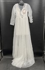 MISSACC Ladies White Beading/Sequin Long Sleeved Wedding Dress — photo 2