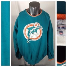 VTG 90  s Pro Line Starter Miami Dolphins Men  s Large Classic Logo NFL Crewneck
