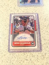 2025 Onyx Authenticated Kevin Mcgonigle On Card Auto Rc