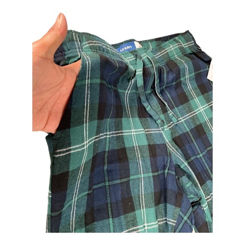 Old Navy kariertes Pyjama Set neu mit Etikett Hose & Thermo Langarm Oberteil gebraucht Größe Medium - Bild 7 von 10