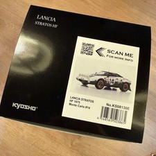 Kyosho 1/18 Lancia Stratos HF 1975 Monte Carlo #14 Collector Model