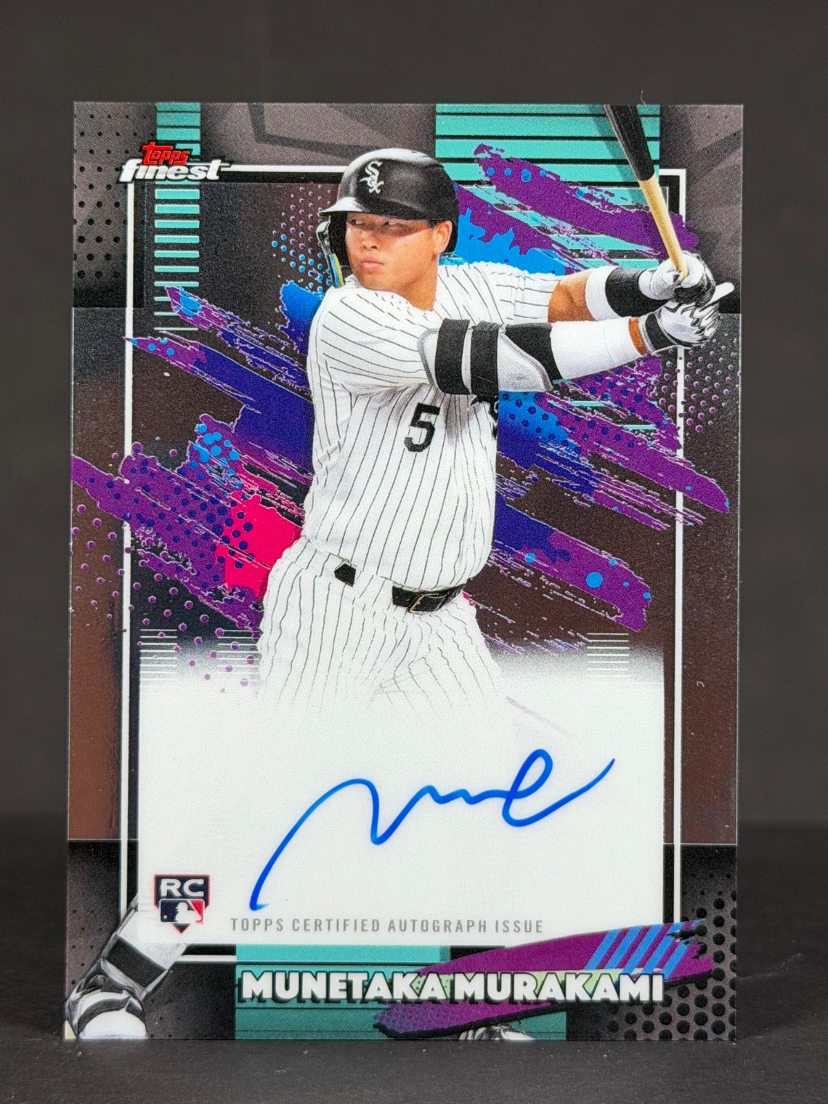 Munetaka Murakami 2026 Topps Finest RC Base Rookie AUTO On Card White Sox