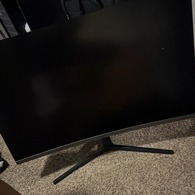 Samsung 27in Black Flat Screen Monitor, 16:9 Aspect Ratio, Model Samsung