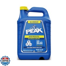 PEAK All Vehicles 50/50 Prediluted Antifreeze and Coolant for All Engine Cool