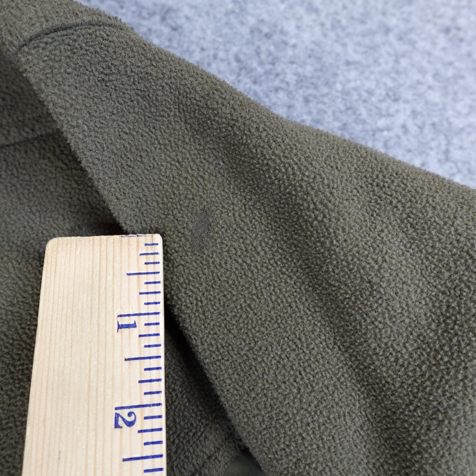 Vintage Patagonia Jacket Mens Medium Olive Micro D-Luxe Synchilla Shacket Y2K thumbnail 8