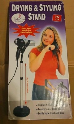 Hands Free Blow Dryer Drying & Styling Floor Table Top Stand with Base NEW RARE