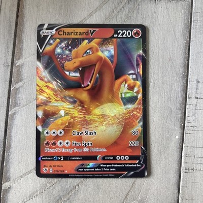Pokémon TCG Charizard v Darkness Ablaze Ultra Rare Holographic Card 019/189