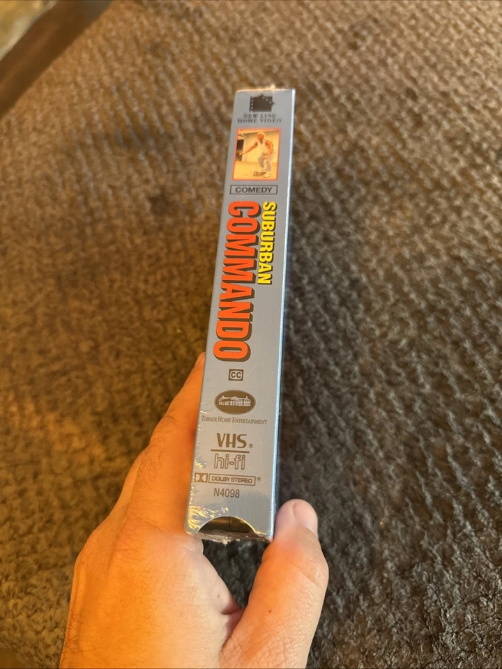 Hulk Hogan Suburban Commando VHS SEALED Watermarks New Line Cinema 90s - Image 2 of 4