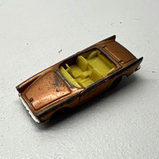 Husky Sunbeam Alpine 164 Diecast Car Bronze W Yellow Interior Vintage