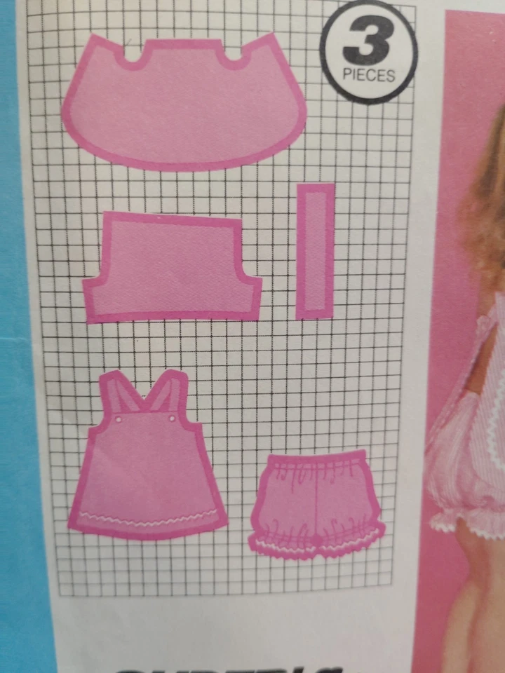 Wrap Dress Bloomers Girls 1/2 6M 1 12M Simplicity 9501 Sewing Pattern Cut Jiffy - Image 3 of 4