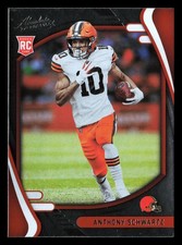 Anthony Schwartz 2021 Panini Absolute #128 Cleveland Browns ROOKIE BUY10GET5FREE