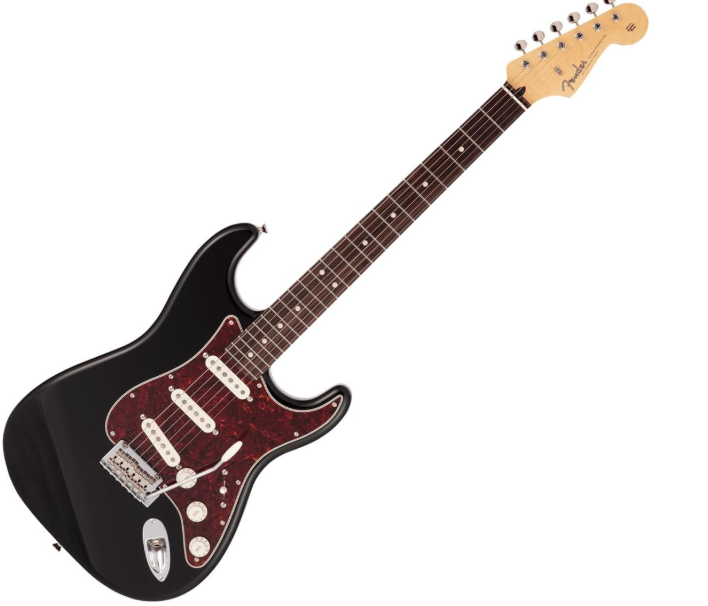 A831⭐︎メンテ済 Fender HYBRID Ⅱ STRAT RW BLK Fender Made in Japan Hybrid II Stratocaster + Black with Gig