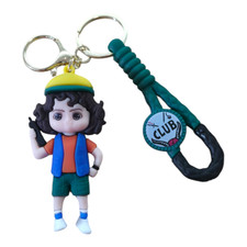 Dustin From Stranger Things Keychain Backpack Purse Zipper Charm New Free Ship